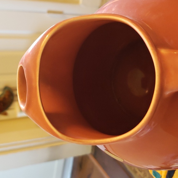 Vintage Homer Laughlin Harlequin Original Rose Color Pitcher - Picture 5 of 16